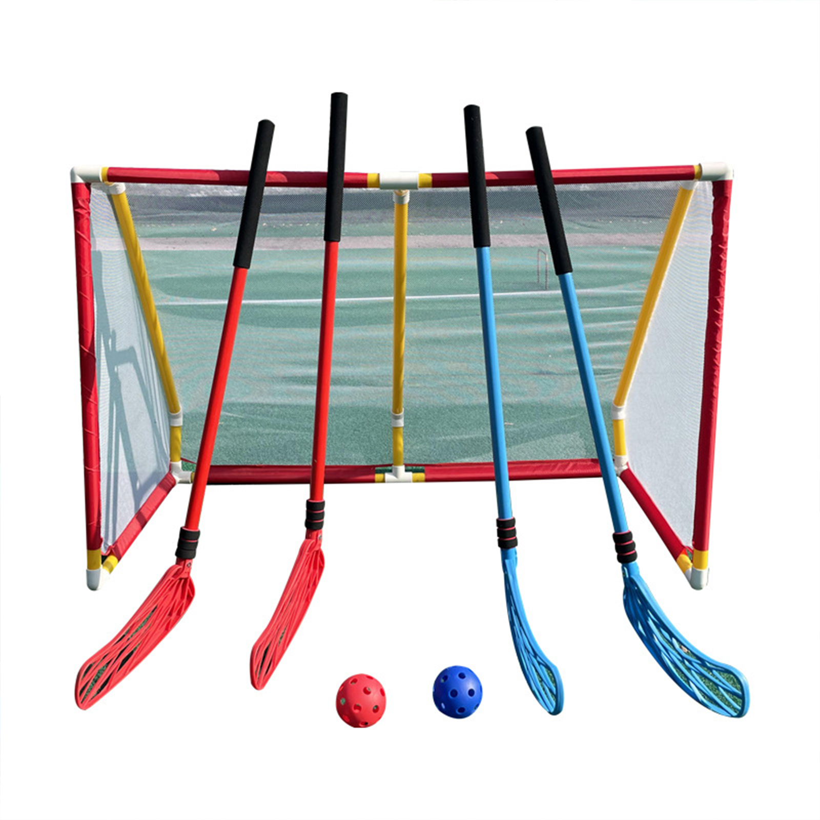 2Pcs Floor Hockey Stick Set Sp - Kids Outdoor Hockey Set のレビューと価格