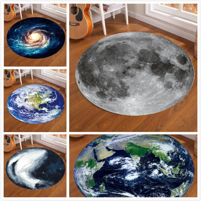 Galaxy Earth Moon Round Carpet - Kids Outdoor Wagon のレビューと価格