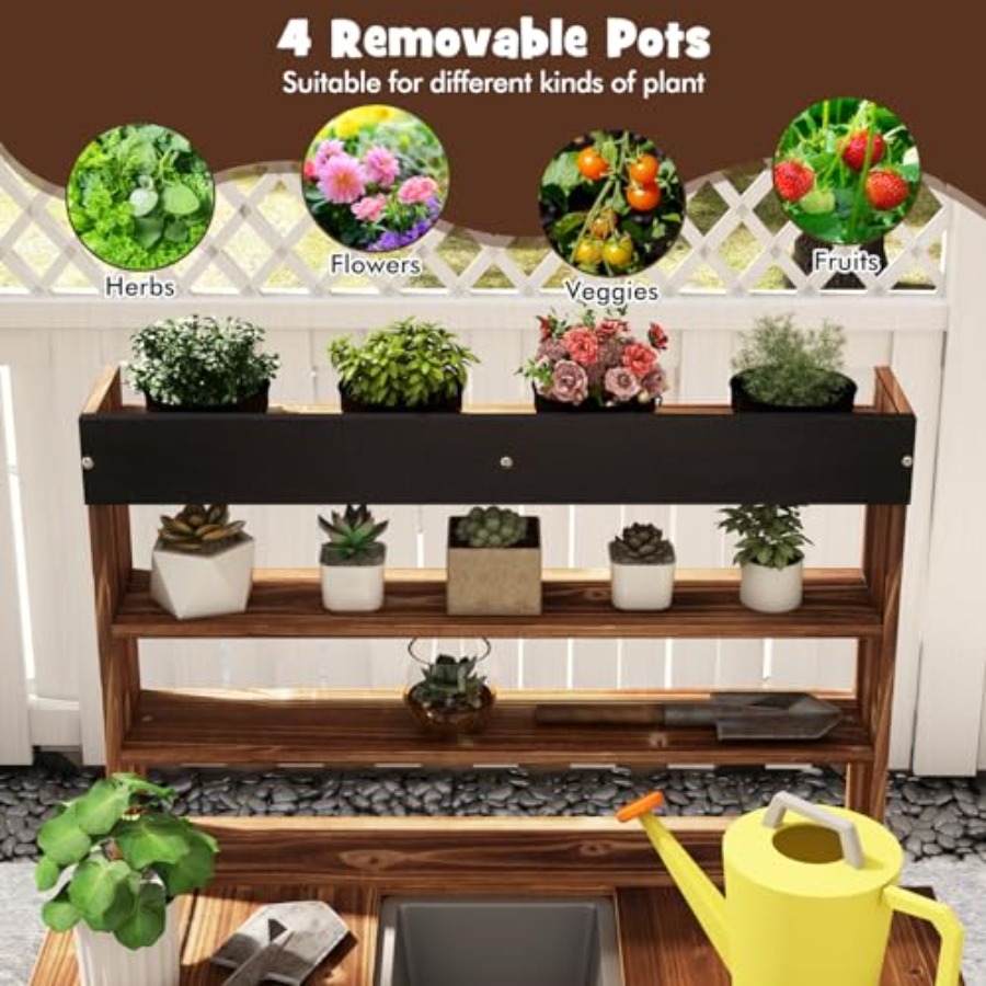 Outdoor kids potting bench for - Kids Outdoor Storage のレビューと価格