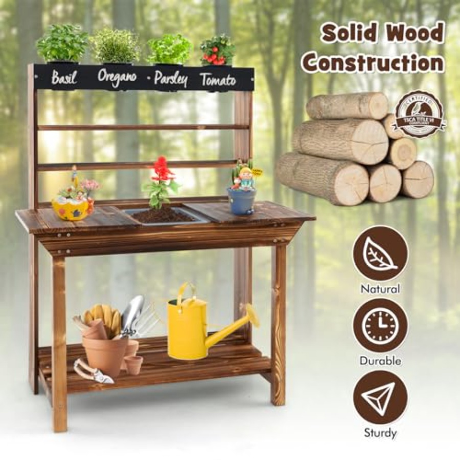 Outdoor kids potting bench for - Kids Outdoor Storage のレビューと価格