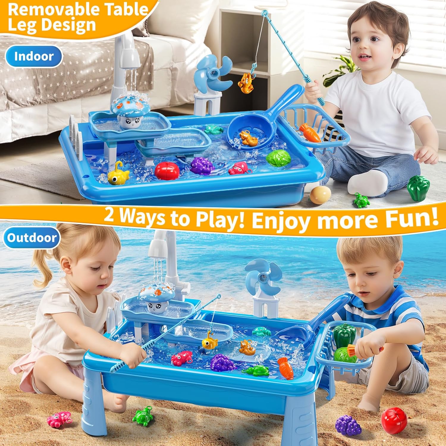 Water Table Play Sink Toy for  - Kids Outdoor Water Table のレビューと価格