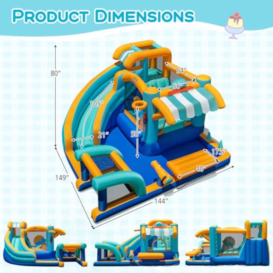 Outdoor indoor water bounce ho - Kids Outdoor Pool のレビューと価格