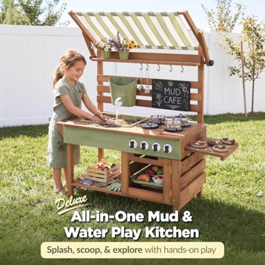 Outdoor mud kitchen for kids:  - Kids Outdoor Sink のレビューと価格