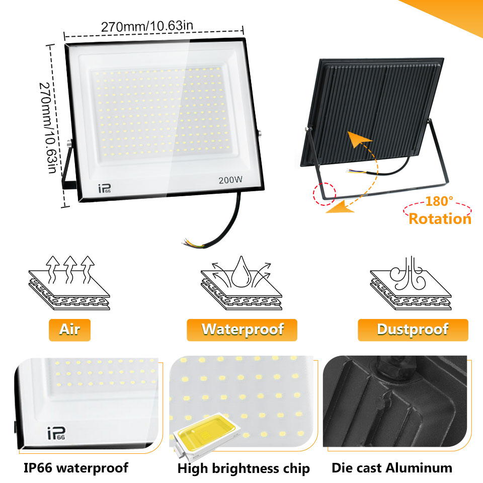 Led Flood Light IP66 Waterproo - Balance Beam Outdoor のレビューと価格