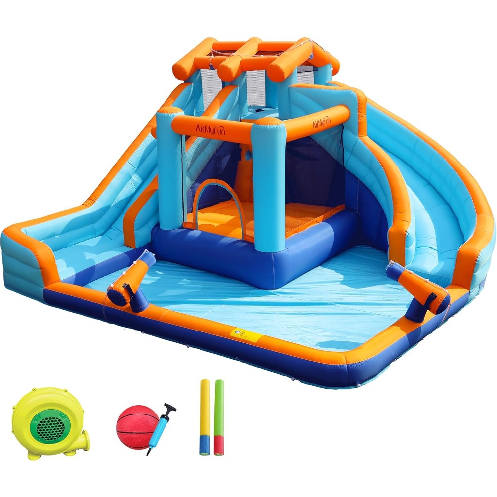 Large Water Slide Bounce House - Kids Outdoor Pool のレビューと価格