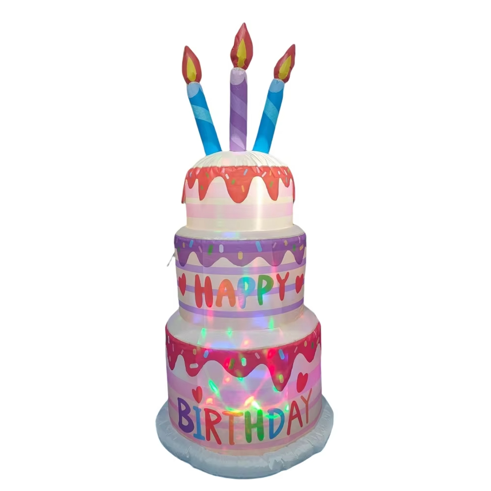 1.8M Inflatable Birthday Cake  - Kids Outdoor Gifts のレビューと価格
