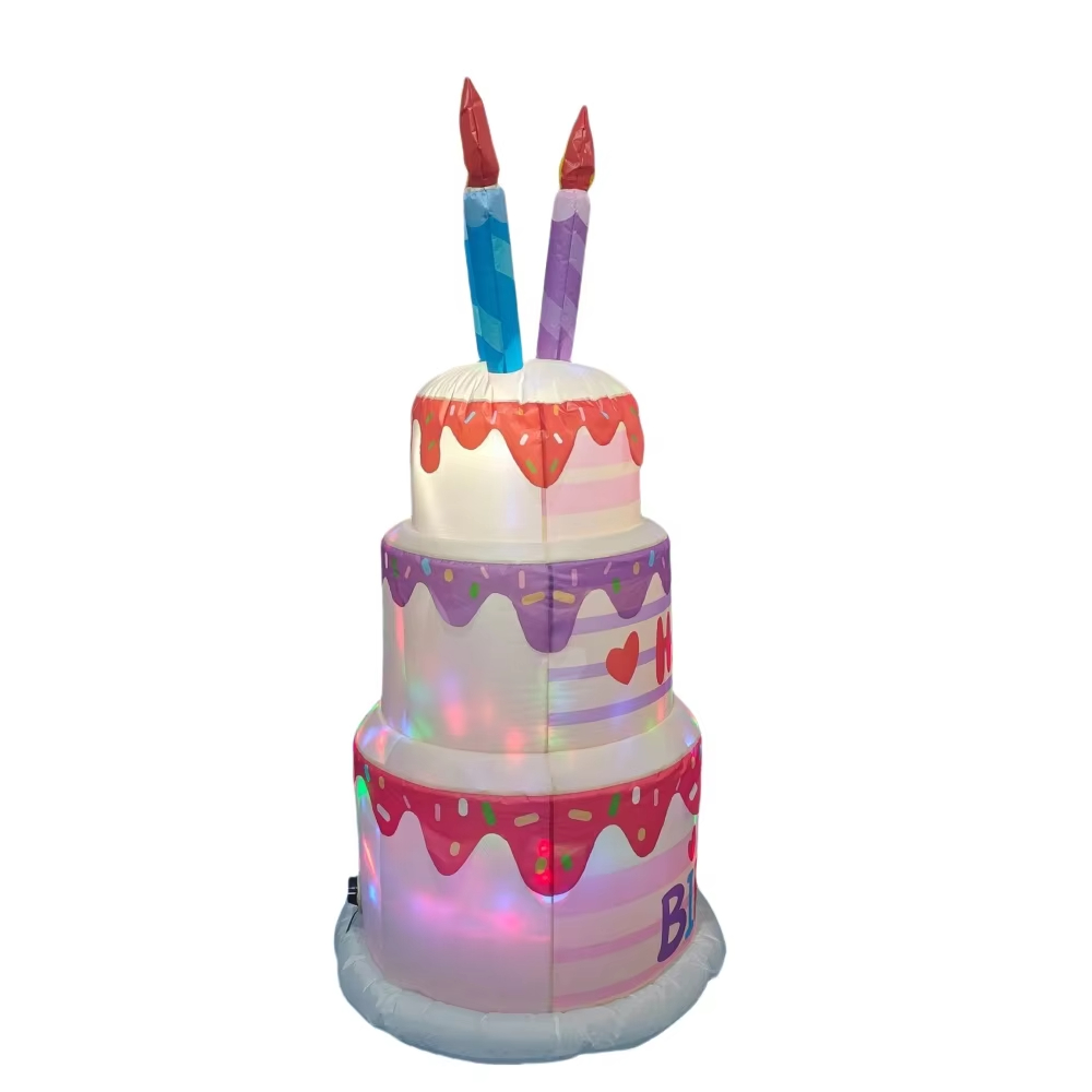1.8M Inflatable Birthday Cake  - Kids Outdoor Gifts のレビューと価格