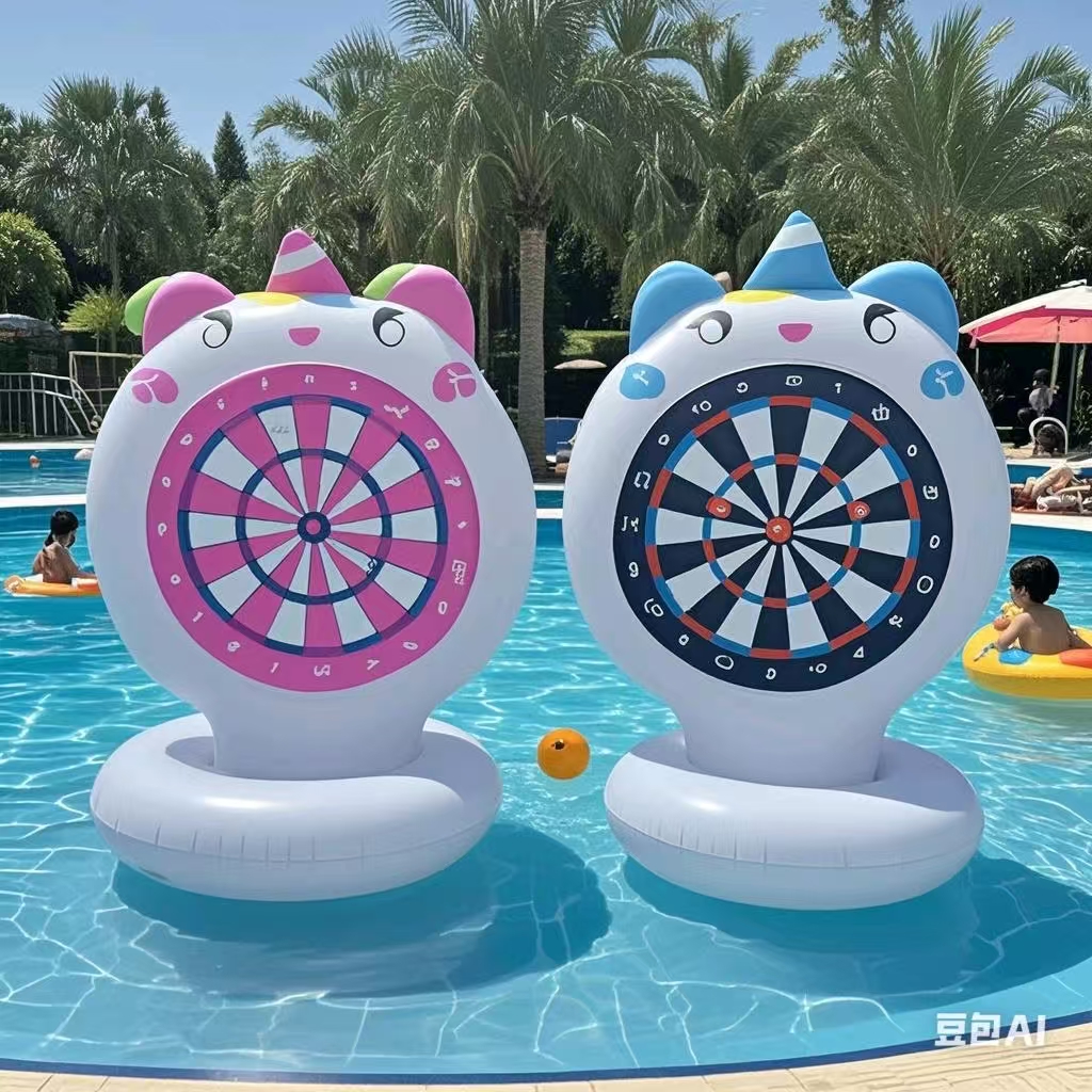 Inflatable Unicorn Throwing Ga - Kids Outdoor Pool のレビューと価格