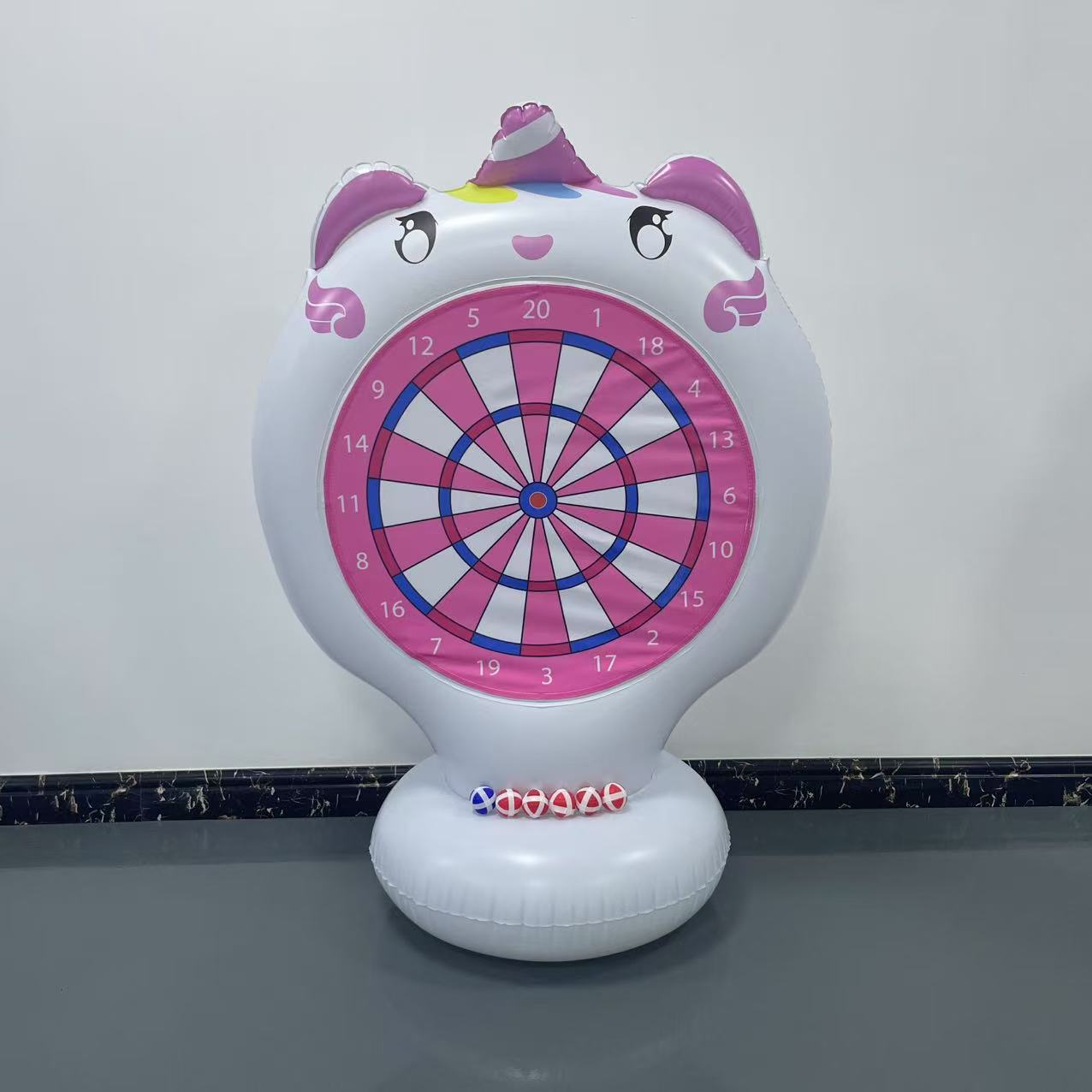 Inflatable Unicorn Throwing Ga - Kids Outdoor Pool のレビューと価格