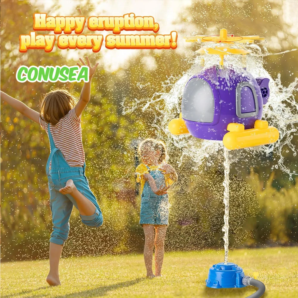 Helicopter Sprinkler Water Toy - Kids Outdoor Yard Tools のレビューと価格