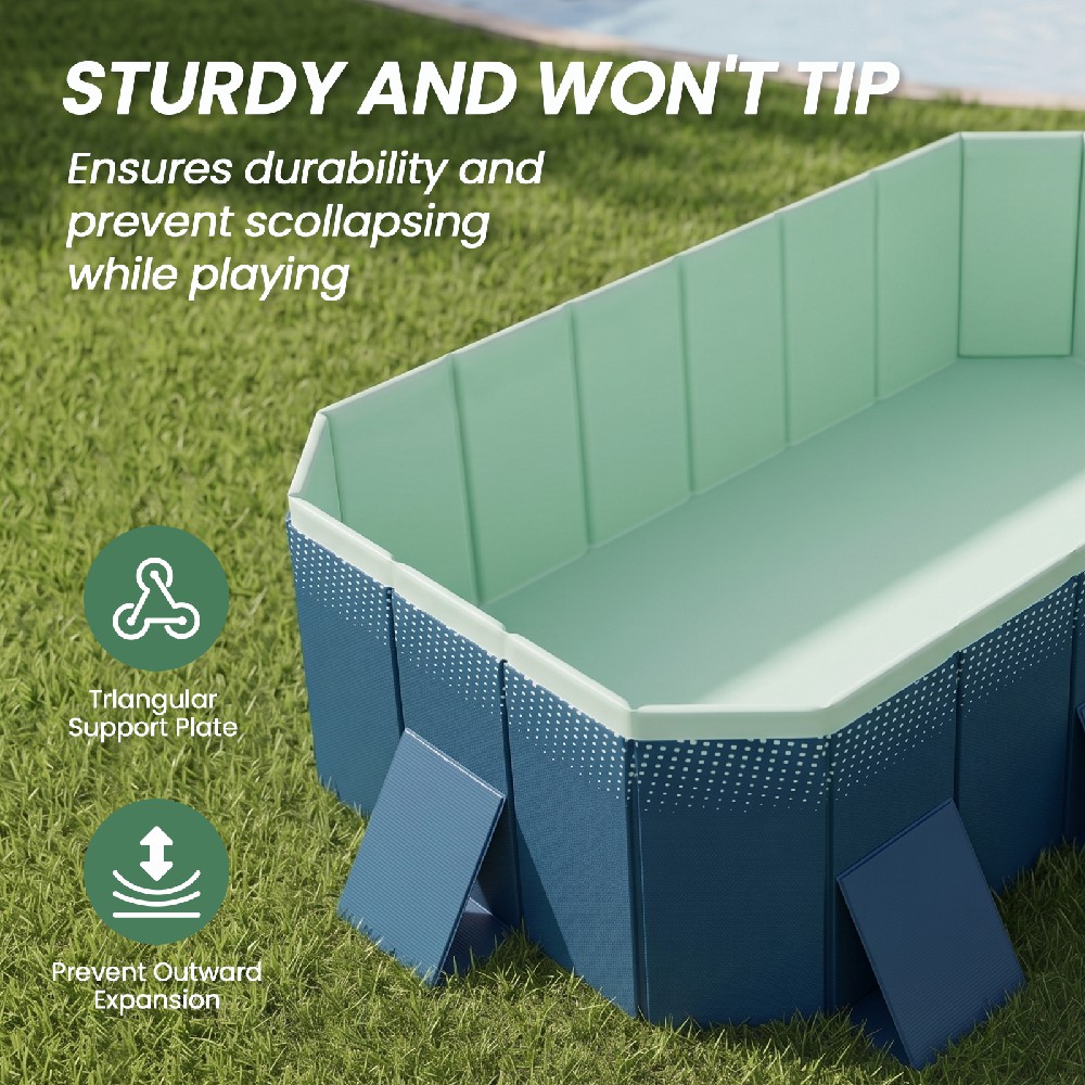 4m/3m Foldable Large Rectangul - Kids Outdoor Pool のレビューと価格